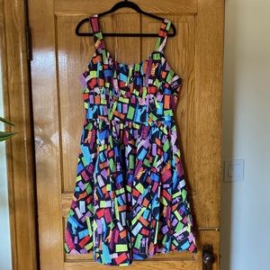 Disney Parks Rare Monsters Inc. Door Dress with Back Zipper Size XL